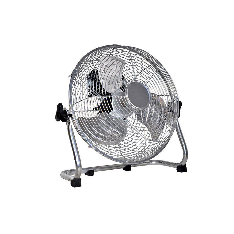 VENTILADOR SUELO INCLINABLE CROMADO 90W