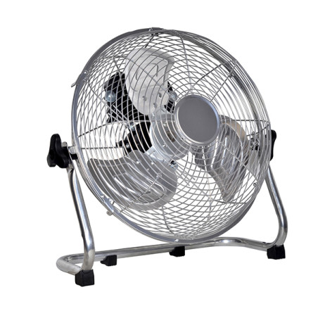 VENTILADOR SUELO INCLINABLE CROMADO 90W