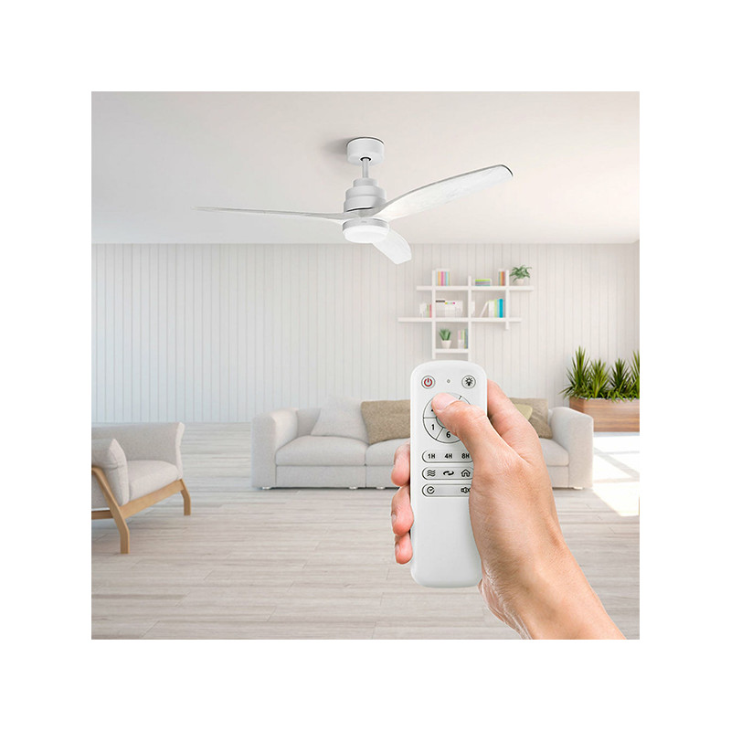 VENTILADOR TECHO NEPAL SILENCIOSO 3A BLANCO