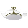 VENTILADOR TECHO CIERZO 4 ASP RETRACT DORADO