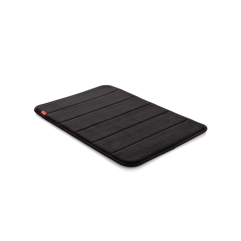 ALFOMBRA BAÑO MICROFIBRA NEGR