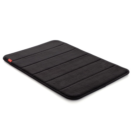 ALFOMBRA BAÑO MICROFIBRA NEGR