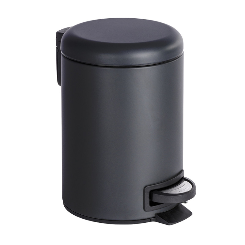 CUBO BAÑO PEDAL NEGRO LEMAN