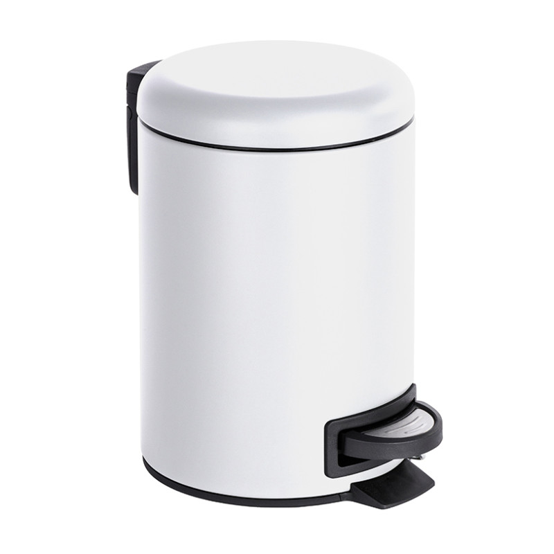 CUBO BAÑO PEDAL BLANCO LEMAN