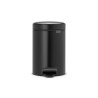 CUBO BAÑO PEDAL NEGRO MT NEWICON