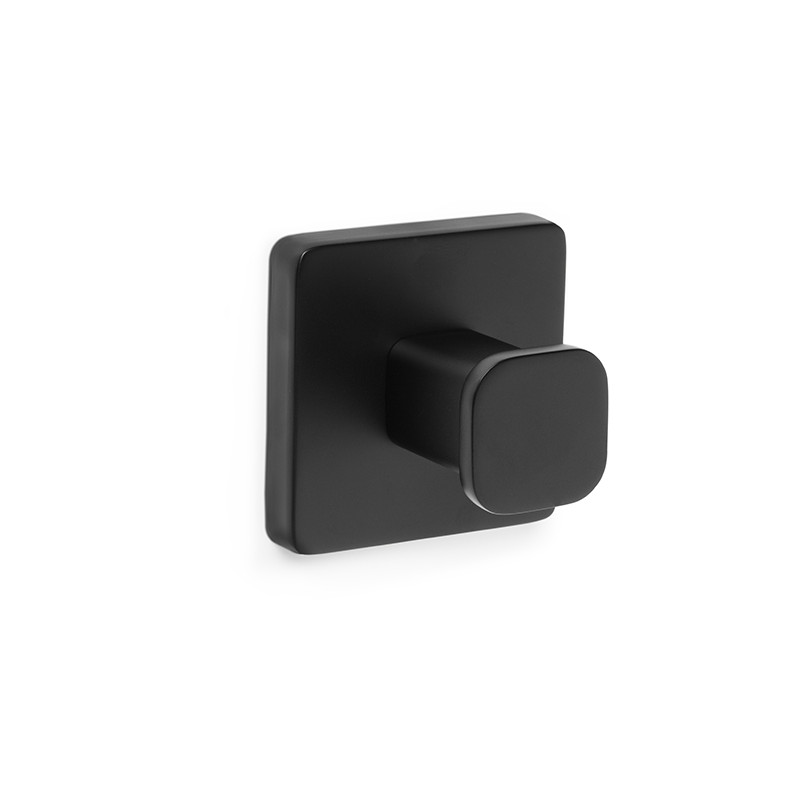 PERCHA BAÑO NERO NEGRO MATE