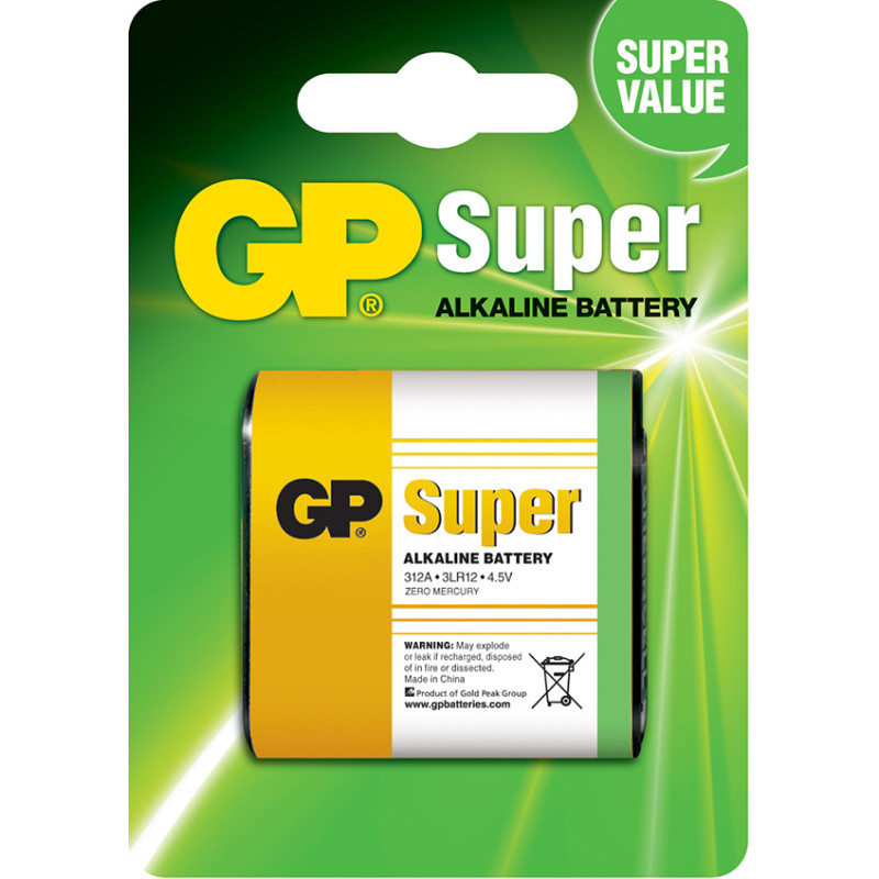 PILA ALCALINA 3LR12 BLIS 1 UDS GP