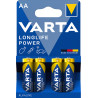 PILA ALCALINA LR06 AA BL 4 LONGLIFE POWER