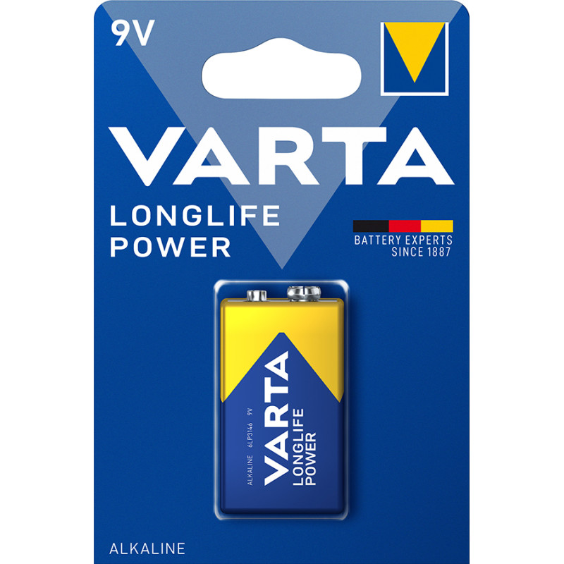 PILA ALCALINA 6LR61 LONGLIFE POWER