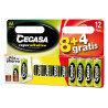 PILA ALCALINA LR06 AA BL 8+4