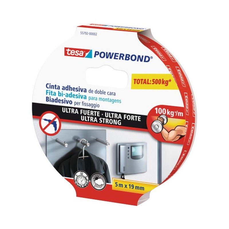 CINTA  ADHESIVA  DOBLE  CARA  POWERBOND  TESA