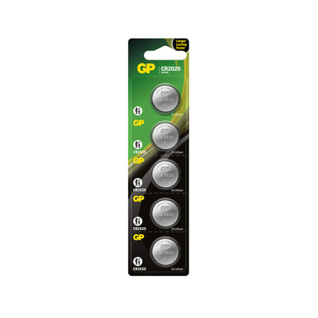 PILA BOTON CR2025 LITIO BLISTER 5u