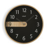 RELOJ PARED NEGRO