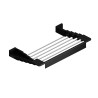 TENDEDERO TOALLERO EXTENSIBLE PARED NEGRO