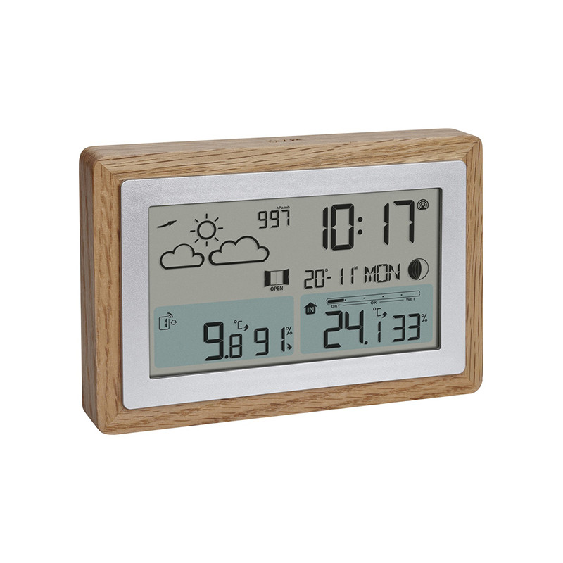 ESTACION METEO DIGITAL TERMO-HIGOMETRO ROBLE BTHR