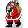 PVC ELECTOESTATICO PAPA NOEL