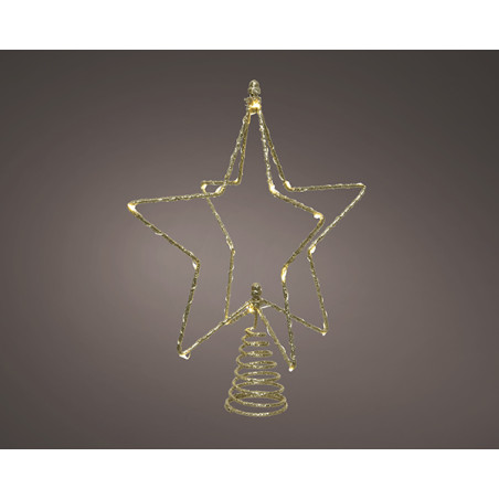 ESTRELLA ARBOL DORADA MICROLED