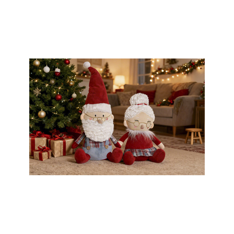 MUÑECO NOEL POLIESTER SURT