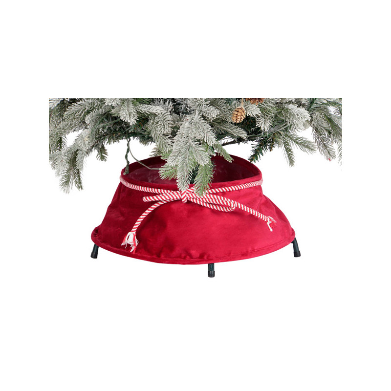 BASE ARBOL NAVIDAD ROJO POLIESTER