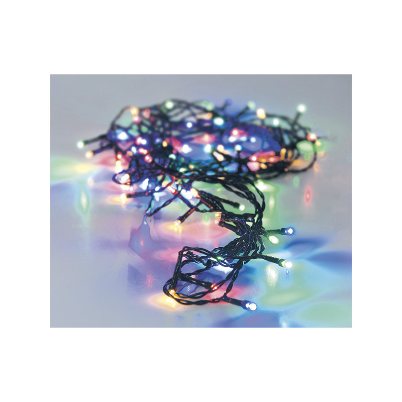 GUIRNALDA MULTIFUNCION 240 LEDS MULTICOLOR 220V