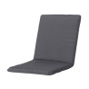 PACK- 4 COJINES SILLA RESPALDO BAJO GRIS