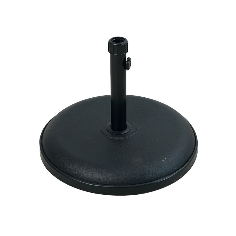 PIE PARASOL CEMENTO NEGRO