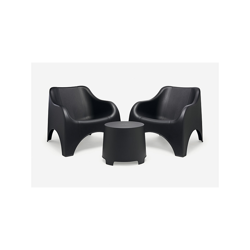 CONJUNTO RESINA CLOUD ANTRACITA