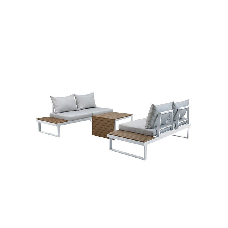 CONJUNTO ESQ ALU BLANC BURUNDI