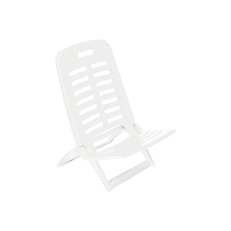 SILLA PLAYA PLEGABLE BLANCA