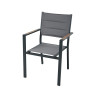 SILLON ALUM/TEXT ROMA