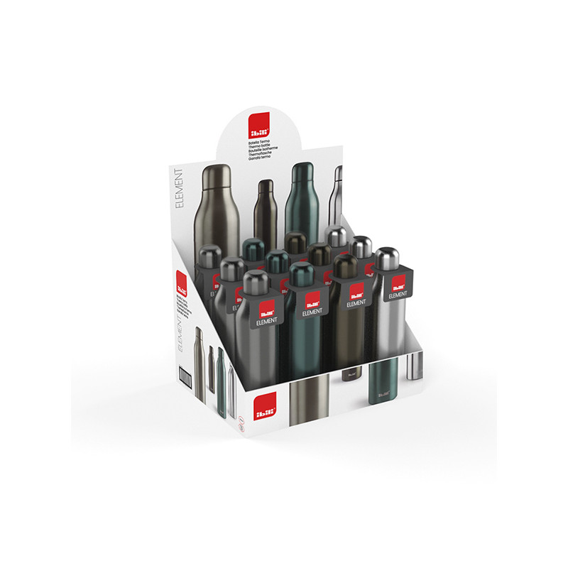BOTELLA TERMO INOX DOBLE PARED SMART ELEMEN
