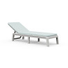 TUMBONA PP 4P MALLORCA BCO + COJIN BLUE