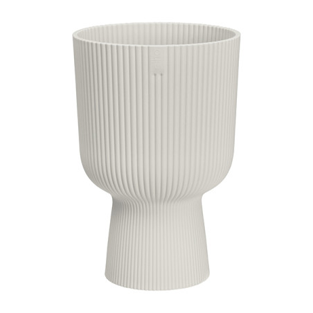 MACETERO PEDESTAL BLANCO