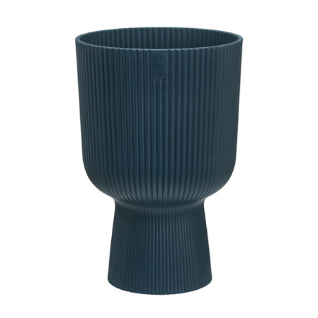 MACETERO PEDESTAL AZUL