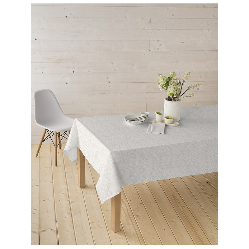 MANTEL ANTIMANCHAS ROMBARELLO BEIGE