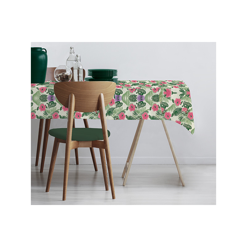 MANTEL HULE PVC TAHITI RECTANGULAR
