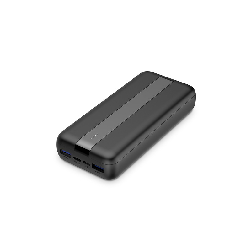 BATERIA POWER BANK 10,5W + USB A USB C NEGRO