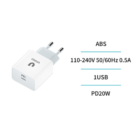 CARGADOR RED USB-C PD 3A