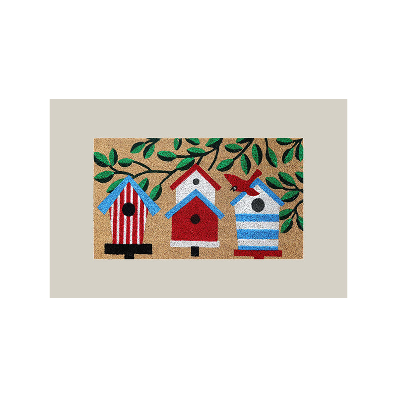 FELPUDO COCO NATURAL CASITAS