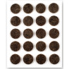 FIELTRO ADHESIVO MARRON BL20