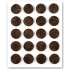 FIELTRO ADHESIVO MARRON BL15