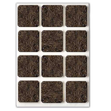 FIELTRO ADHESIVO MARRON BL12