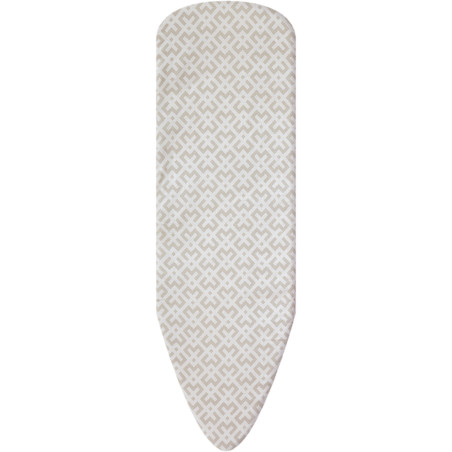 FUNDA PLANCHA MULETON BEIGE ESTAMPADO