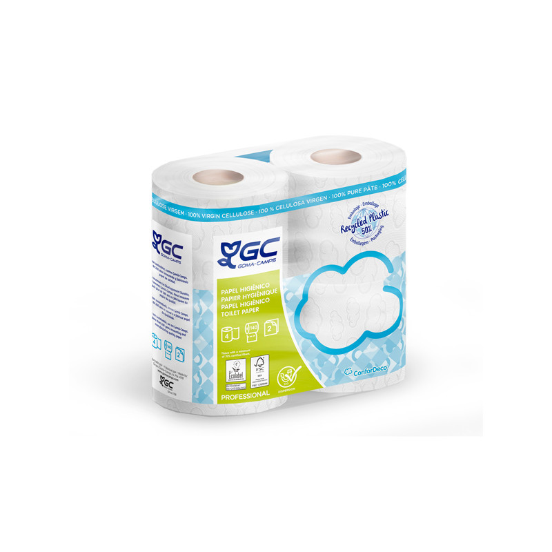 PAPEL HIGIENICO 2C PQ.4 - 14M
