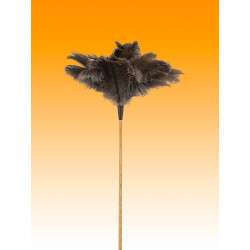 PLUMERO AVESTRUZ LARGO PLUMA 20-21 M/VARILLA