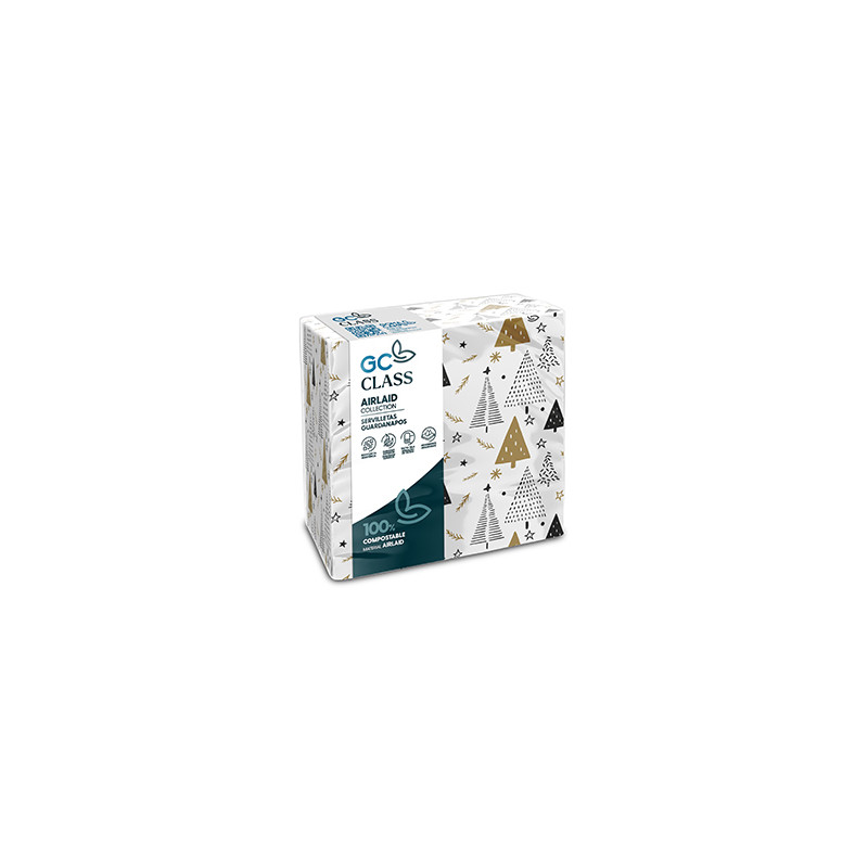 SERVILLETAS XMAS TREE 50U