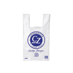 BOLSA PLAST.CAMISETA 70% B/200