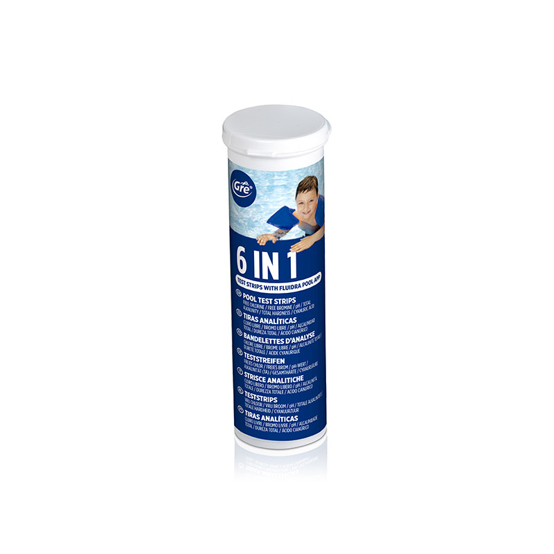 TIRAS ANALISIS 6 en 1 CLORO/PH
