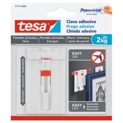 CLAVO  ADHESIVO  AJUSTABLE  PAREDES  PINTADAS  Y  YESO  TESA  TAPE