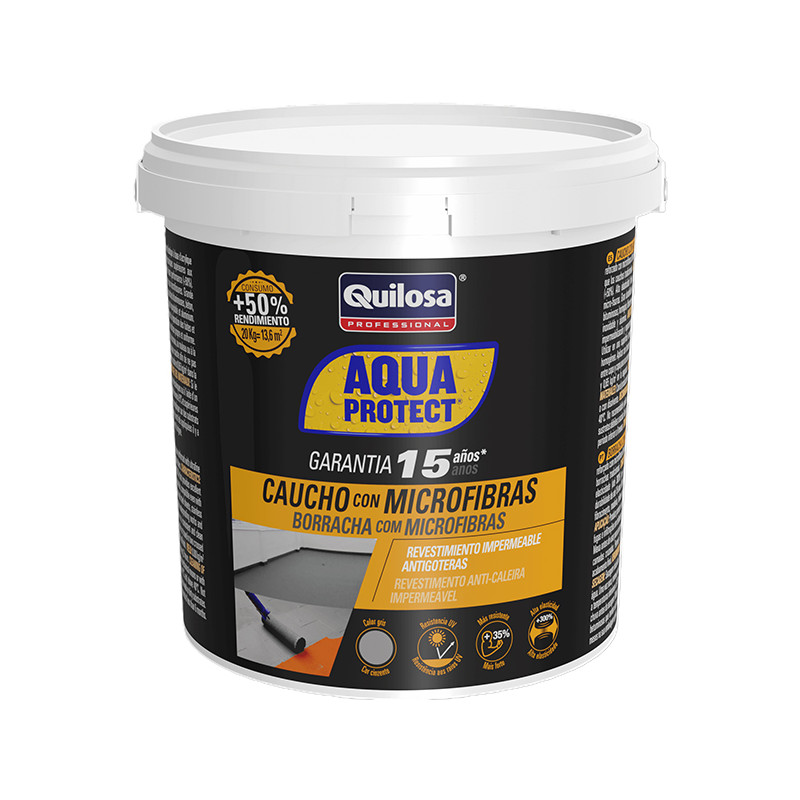 ANTIGOTERAS CAUCHO CON MICROFIBRAS GRIS